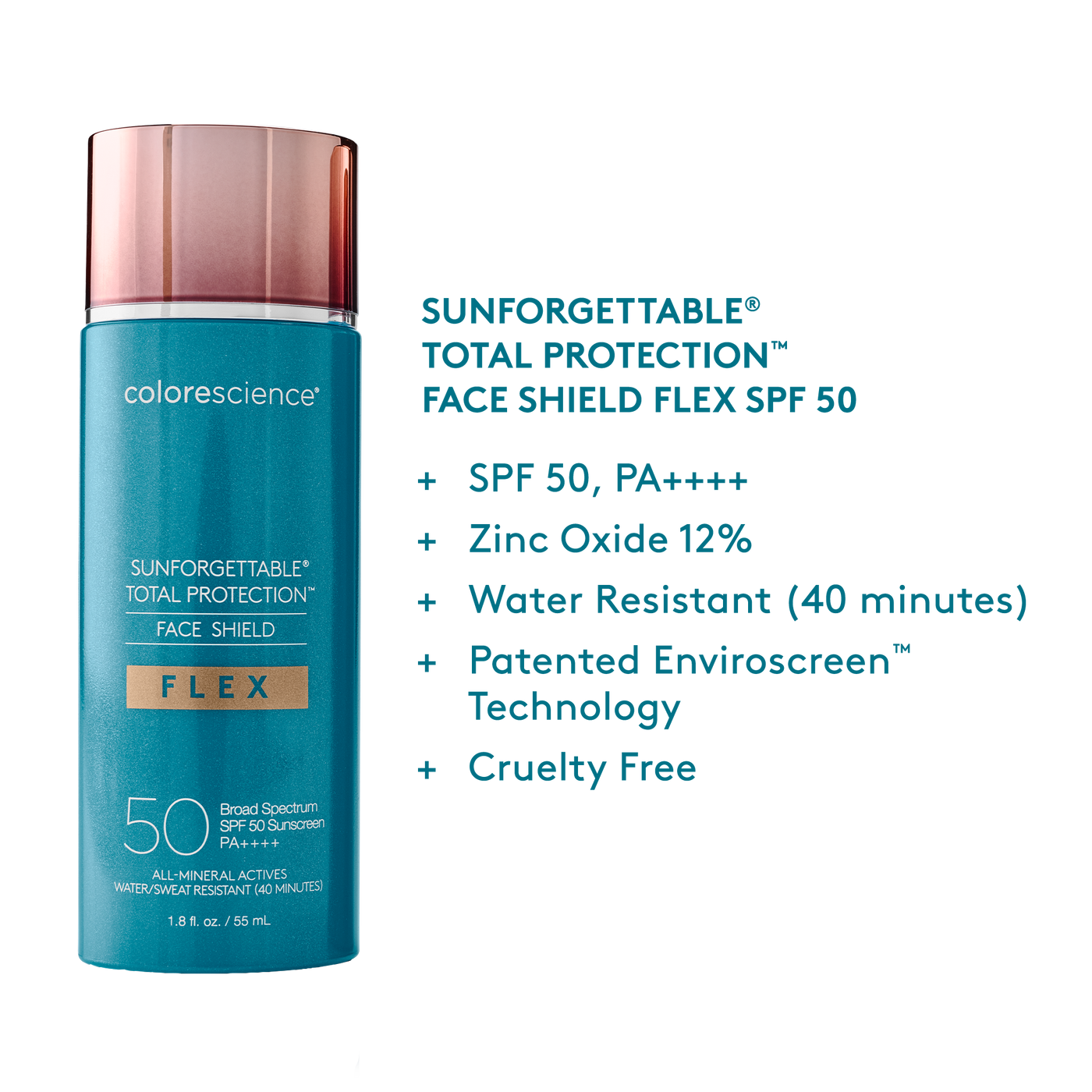 Colorescience Sunforgettable® Face Shield Flex SPF 50 - Tan