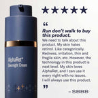 AlphaRet Overnight Cream for sensitive skin, reduces redness & irritation - Vos Collection