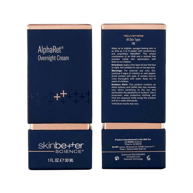 AlphaRet Overnight Cream renews skin for brighter, younger look - Vos Collection