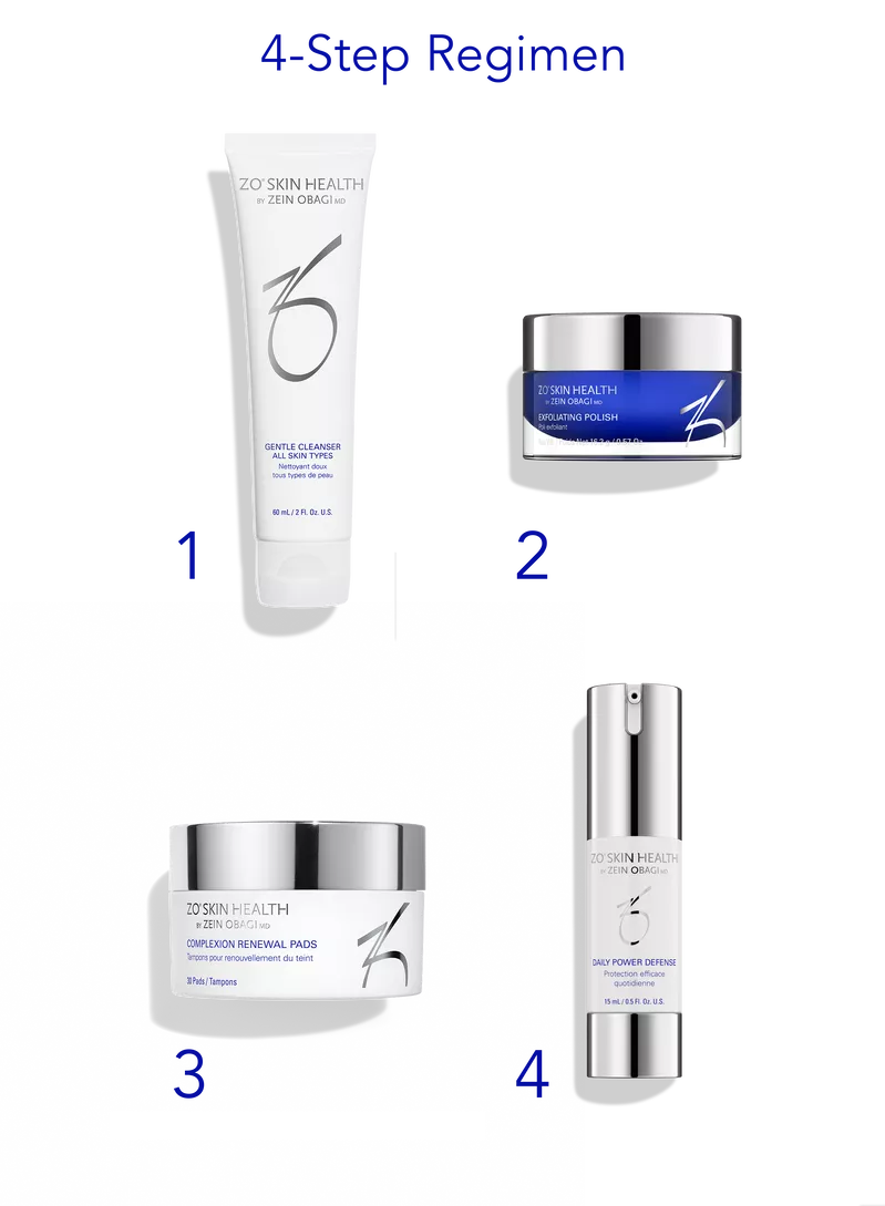 ZO Skin Health Daily GSR Skin Barrier Defense Program 4 Product Regimen (Formerly Daily Skincare Program)