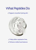 Peptides support smoother skin, soften expression lines, enhance facial balance - Vos Collection