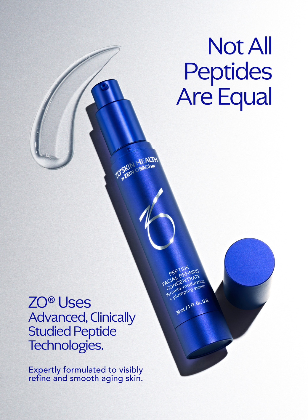 ZO Skin Health Peptide Facial Refining Concentrate smooths aging skin - Vos Collection