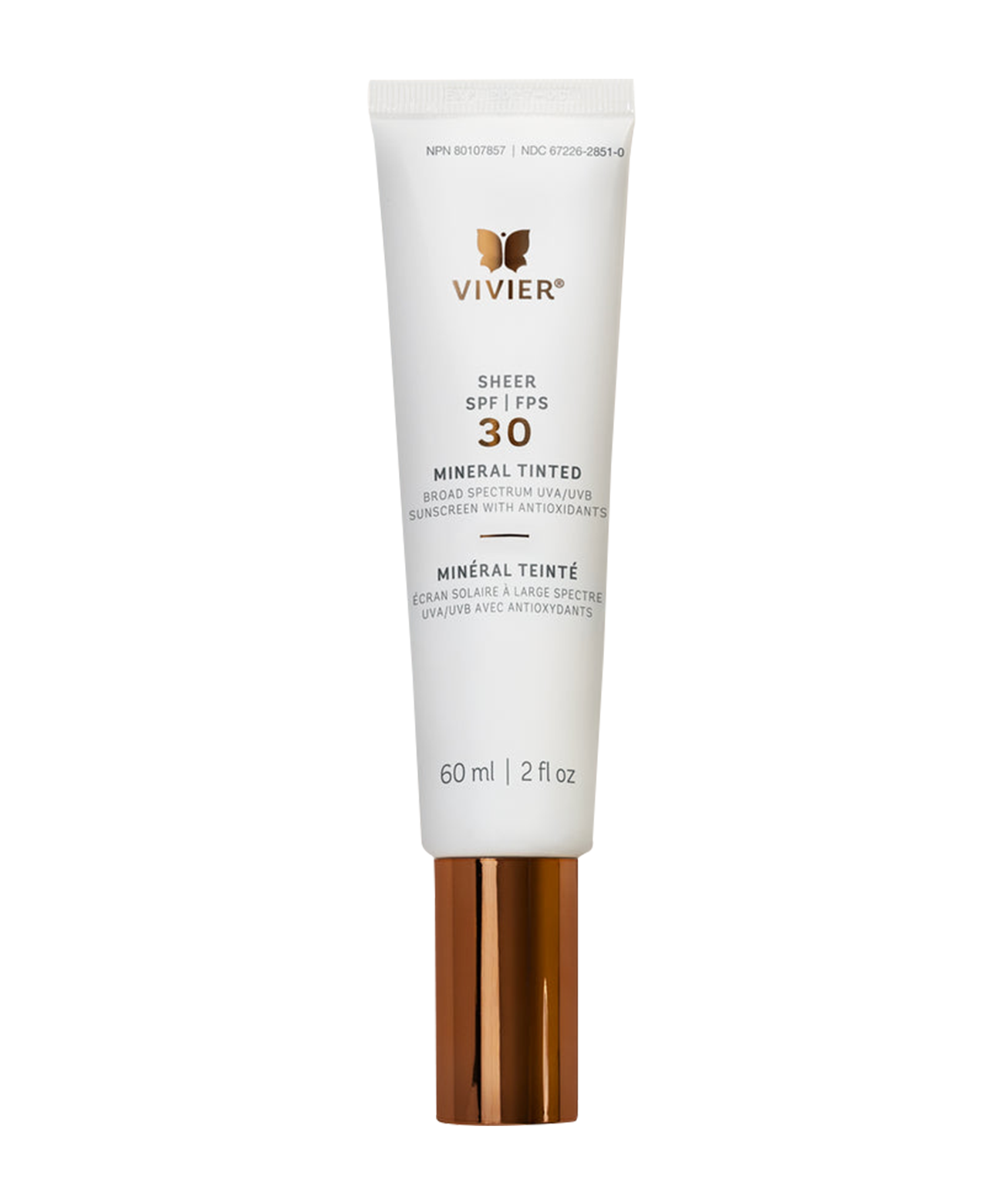 Vivier Sheer SPF 30 Mineral Tinted Sunscreen