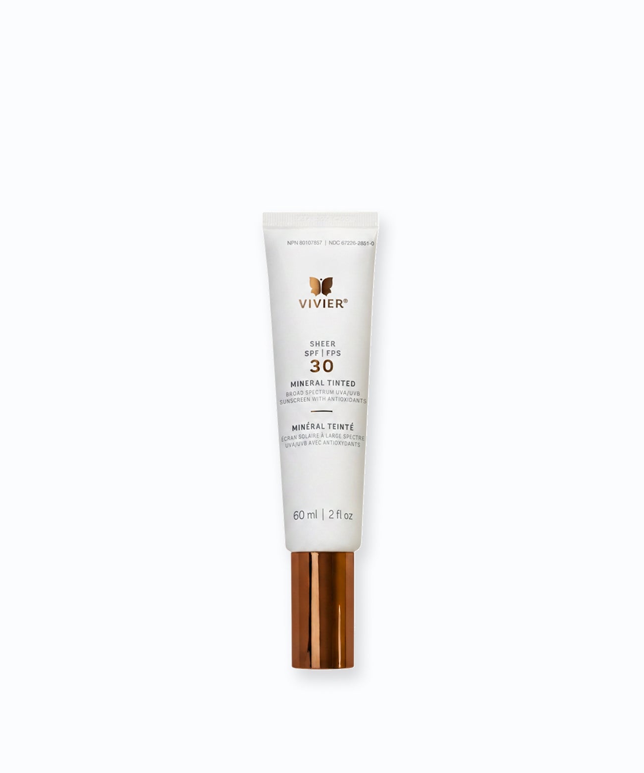 Vivier Sheer SPF 30 Mineral Tinted Sunscreen